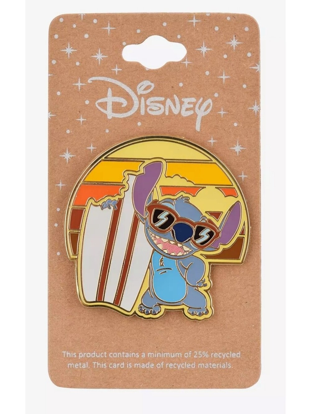 Disney Lilo & Stitch Surfboard Stitch Enamel Pin